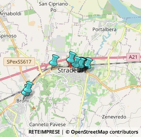 Mappa Via Pozzone, 27049 Stradella PV, Italia (0.99273)