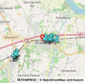 Mappa Via Pozzone, 27049 Stradella PV, Italia (1.76727)