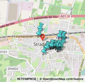 Mappa Via Pozzone, 27049 Stradella PV, Italia (0.334)