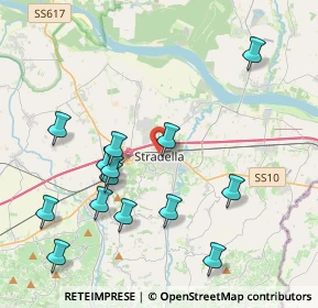 Mappa Via Pozzone, 27049 Stradella PV, Italia (4.40571)