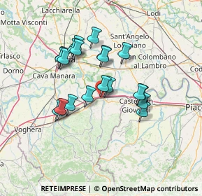 Mappa Via Pozzone, 27049 Stradella PV, Italia (11.8325)