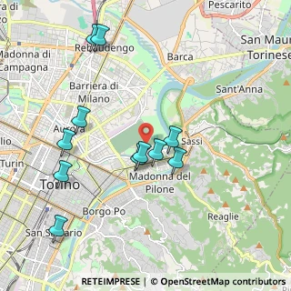 Mappa Via Giulio Carcano, 10153 Torino TO, Italia (2.00636)