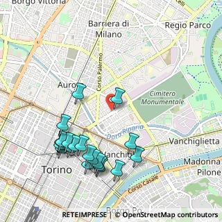 Mappa Via Teramo, 10152 Torino TO, Italia (1.1585)