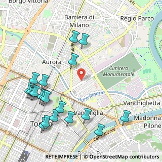 Mappa Via Teramo, 10152 Torino TO, Italia (1.29)