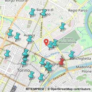 Mappa Via Teramo, 10152 Torino TO, Italia (1.2555)
