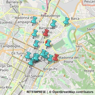 Mappa Via Teramo, 10152 Torino TO, Italia (1.65118)