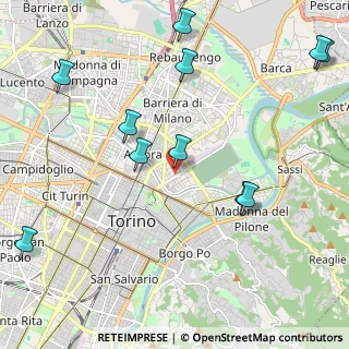 Mappa Via Teramo, 10152 Torino TO, Italia (2.58909)