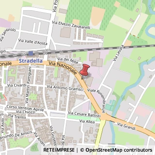 Mappa Via Nazionale, 63, 27049 Stradella, Pavia (Lombardia)