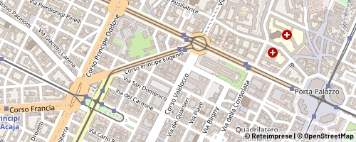 Mappa Turín