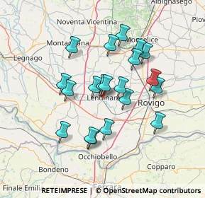 Mappa Via Bersaglieri, 45026 Lendinara RO, Italia (12.161)