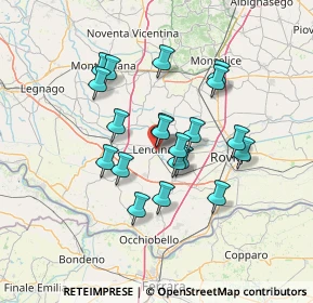 Mappa Via Bersaglieri, 45026 Lendinara RO, Italia (11.4805)