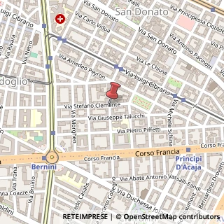 Mappa Via collegno giacinto 12/bis, 10143 Torino, Torino (Piemonte)