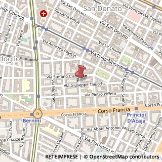 Mappa Via Giacinto Collegno, 16, 10143 Torino, Torino (Piemonte)