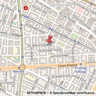 Mappa Via Stefano Maria Clemente, 7, 10143 Torino, Torino (Piemonte)