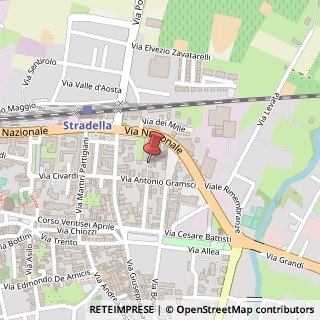 Mappa Via Antonio Gramsci, 26, 27049 Stradella, Pavia (Lombardia)