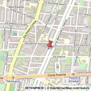 Mappa Corso Bernardino Telesio, 29, 10146 Torino, Torino (Piemonte)