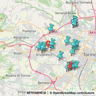 Mappa Corso Fratelli Cervi, 10093 Collegno TO, Italia (3.983)