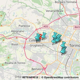 Mappa Corso Fratelli Cervi, 10093 Collegno TO, Italia (3.24727)