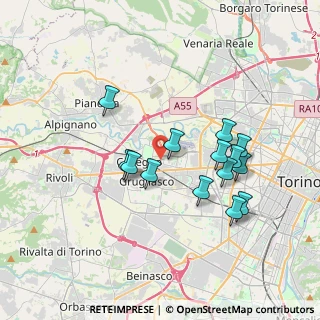 Mappa Corso Fratelli Cervi, 10093 Collegno TO, Italia (3.33857)