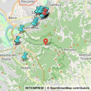 Mappa Strada Comunale Superga, 10132 Superga TO, Italia (2.6585)