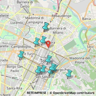Mappa Piazza della repubblica, 10152 Torino TO, Italia (2.06083)