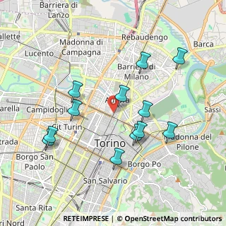 Mappa Piazza della repubblica, 10152 Torino TO, Italia (1.9)