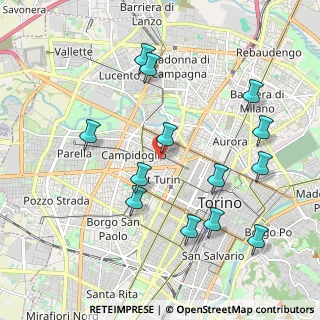 Mappa Giardini Giuseppe Montesano, 10143 Torino TO, Italia (2.13846)