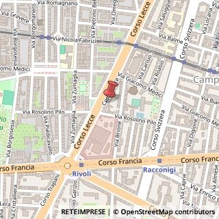 Mappa Corso Lecce, 26/B, 10143 Torino, Torino (Piemonte)