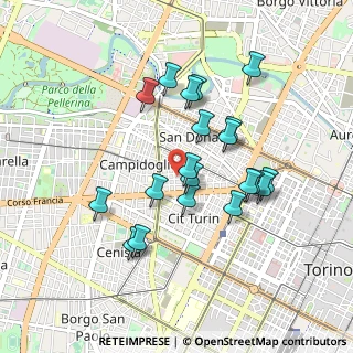 Mappa Via Giuseppe Talucchi, 10143 Torino TO, Italia (0.82)
