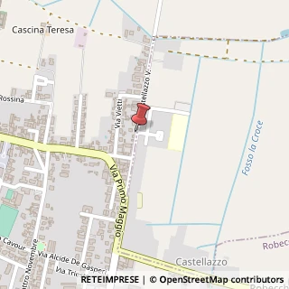 Mappa Via Pablo Neruda, 27040 Castellazzo PV, Italia, 27040 Pinarolo Po, Pavia (Lombardia)