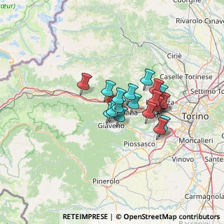 Mappa Borgata Mortera, 10051 Avigliana TO, Italia (9.5225)