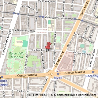 Mappa Via Domodossola, 19, 10145 Torino, Torino (Piemonte)