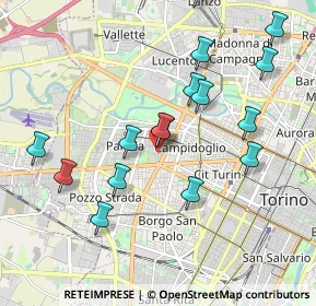 Mappa Via Rosalino Pilo, 10145 Torino TO, Italia (2.02938)
