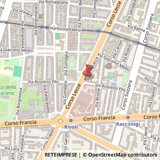 Mappa Corso Lecce,  22, 10143 Torino, Torino (Piemonte)