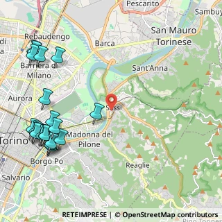 Mappa Via Metastasio, 10132 Torino TO, Italia (2.9865)
