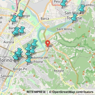Mappa Via Metastasio, 10132 Torino TO, Italia (2.90882)