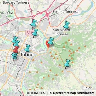 Mappa Via Metastasio, 10132 Torino TO, Italia (4.83273)