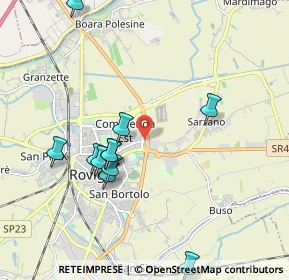 Mappa Via Francesco Maffei, 45100 Rovigo RO, Italia (2.02455)