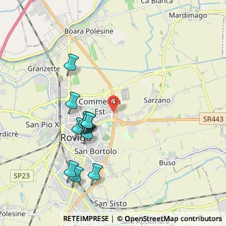 Mappa Via Francesco Maffei, 45100 Rovigo RO, Italia (2.02455)