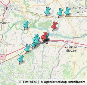 Mappa Via Antonio Gramsci, 27049 Stradella PV, Italia (5.342)