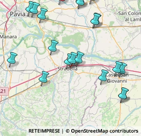 Mappa Via Antonio Gramsci, 27049 Stradella PV, Italia (10.0365)