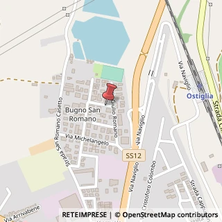 Mappa Via B. Cellini, 12, 46035 Ostiglia, Mantova (Lombardia)