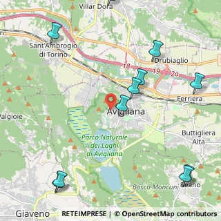 Mappa Via Oscar Borgesa, 10051 Avigliana TO, Italia (2.89727)