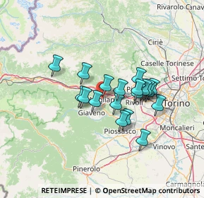 Mappa Via Ferruccio Gallo, 10051 Avigliana TO, Italia (10.44737)
