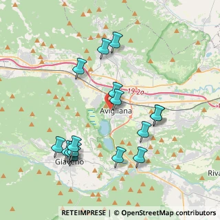 Mappa Via Ferruccio Gallo, 10051 Avigliana TO, Italia (4.08438)