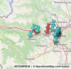 Mappa Via O. Borgesa, 10051 Avigliana TO, Italia (14.179)
