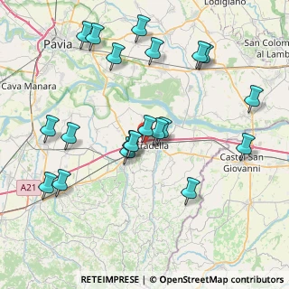 Mappa Via Vescola, 27049 Stradella PV, Italia (8.598)