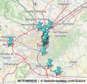 Mappa Via Carlo Noè, 10152 Torino TO, Italia (4.72667)