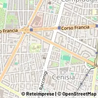 Mapa Torino