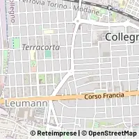 Mapa Collegno